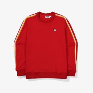 [FILA] F-박스 컬렉션 니트 디테일 맨투맨 (FS2POF3392X_RED)