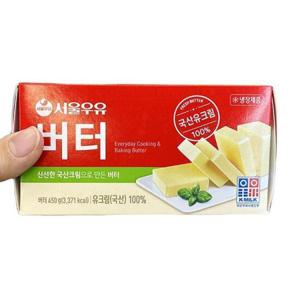 [에이알비티] 서울우유 무염버터 450g x 1개
