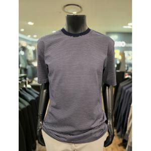 [바쏘옴므] Z2KR15A 25년S/S 수피마 라운드넥 단가라 기본핏 반