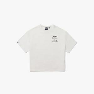 휠라반팔티 KQC FK2RSG2101X-OWH 에센셜 컬러 티셔츠