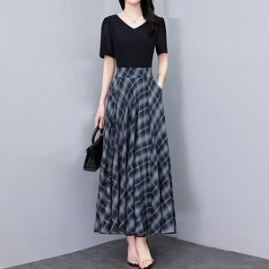 [클라셰] 체크스타일링롱원피스_B5M0367