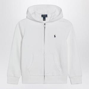POLO RALPH LAUREN White zip-up sweatshirt in cotton blend 322964134001CO/Q_POLOR-WHT