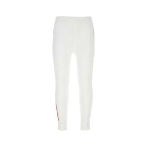 PRADA 흰색 네오프렌 바지 SJP292S2021YUN F0009