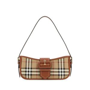 BURBERRY 프린트 캔버스 슬링 숄더백 8070563 A9534