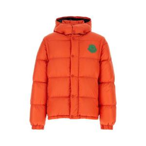 MONCLER 오렌지 나일론 사이클론 다운 재킷 1A00022596RD 347