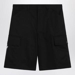 PRADA Black cotton Bermuda shorts SPH472OOO11BZ/Q_PRADA-F0002