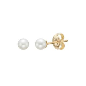 [티르리르] 14K 핑크골드 데일리 담수 펄 4mm 귀걸이 TESK4G00050M-4
