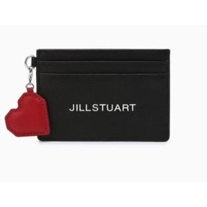 [JILLSTUART ACC][PAPER] 블랙 로고 포인트 소가죽 카드지갑JAHO5E470BK