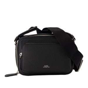 아페쎄 블랙 가죽 소포 크로스바디 백 PXCBC M67021 LZZ BLACK
