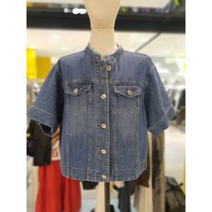 베네통 수술 반팔 데님 점퍼BAJP95531
