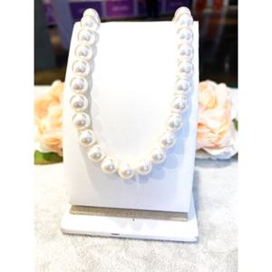 미니골드 14k 8MM 스와 진주 비드 목걸이 NONM4092