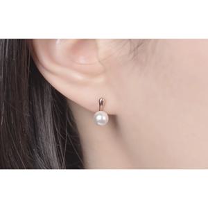미니골드 14K [Pearl to Pearl] 클래식 투 펄 귀걸이 ELKM4061