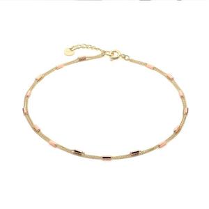 [GB] 커브스퀘어믹스 14k GOLD 발찌 LWA18003G