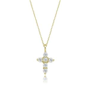 [GB] 십자가 스톤 풀세팅 14k GOLD 목걸이 LNN23182G