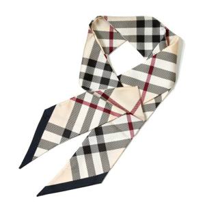 [버버리] 체크 8095831 SS LG VTG RVS SILK SY 스키니 실크 트윌리 스카프