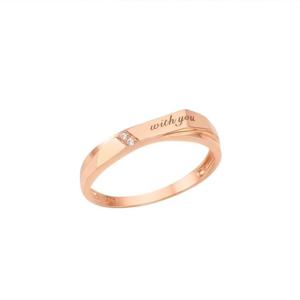 [GB] In Bloom 각인 남성 14k GOLD 커플링 반지 LRM19028G