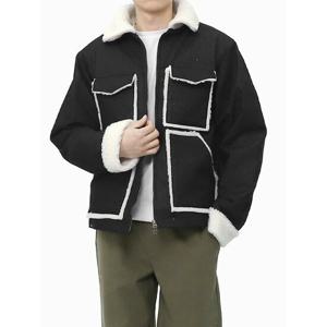 [스콰즈] 남자 데님 덤블 무스탕 안감 4온스 데일리 점퍼 SENT001