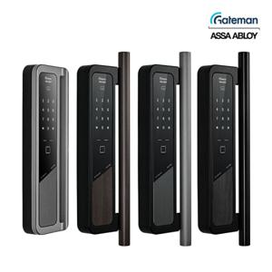 A설치 게이트맨 GM-1000L 체결형 핸들바 1초잠김 후크 지문 푸시풀도어락