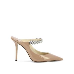 JIMMY CHOO   tran.TITL  BING 100PATBALLET PINK