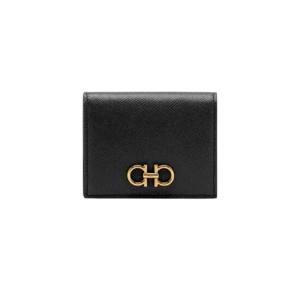 페라가모 간치니 컴팩트 지갑 블랙 22D780-726512