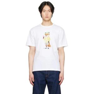 Maison Kitsune 티셔츠 화이트 드레스드 폭스 티셔츠 232389M213009