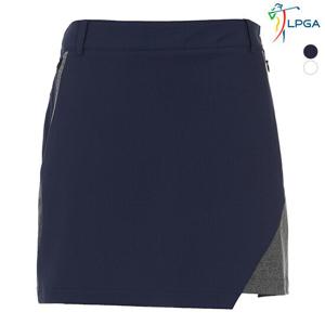 [LPGA골프웨어] 여성 앞뒤 컬러 반전 큐롯(L191CU854P)