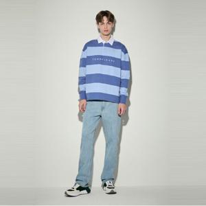 [공식][타미진스]릴렉스핏 리니어 럭비 티셔츠(T32E1TTO31TMT1C3