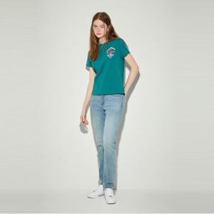 [공식][타미진스]레귤러핏 노벨티 티셔츠(T32E1TTO40TWT1CT0)