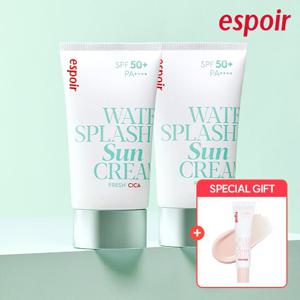 [에스쁘아] [2개] 워터 스플래쉬 선크림 프레쉬 시카 60ml