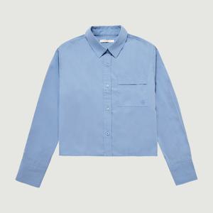 [행텐]여성 포켓 오버핏 크롭 셔츠_254(10480-120-601-20)