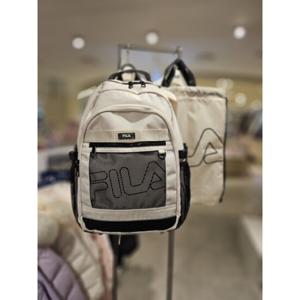 휠라키즈(FILA KIDS) (FK3BPH1009X CRM) 고학년 리버서블 메쉬 책가방 신주머니세트