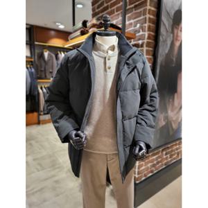 [올젠] 남성 시보리넥 덕다운 점퍼 ZPE4JP1502 KH
