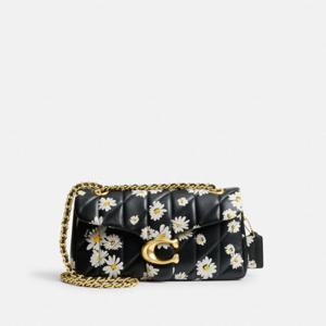 COACH 터비 숄더백 26, 퀼트 및 플로럴 프린트 CR705-B4/M2 글라스/플로럴, 마블링