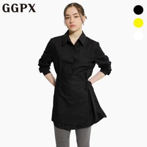 [GGPX] 랩스타일 미니 셔츠 원피스 (GP2OP036F)