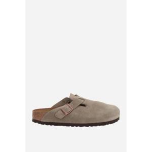 BIRKENSTOCK Boston BS suede flat mules  Narrow Fit 560773 TAUPE