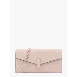 VALEXTRA Leather clutch with metal detail WBES0082028LOC99