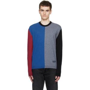 Maison Kitsune 티셔츠 멀티컬러 컬러 블록 스웨터 232389M201013