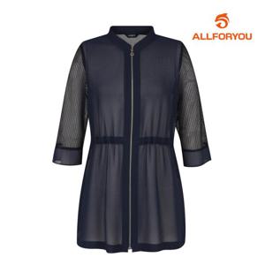 [올포유] 여성 소매 매쉬 쉬폰 집업 자켓 ALKKL4351-915