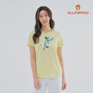[올포유] [모델착장] 여성 원포인트 반팔 티셔츠 ALTRM4151-203