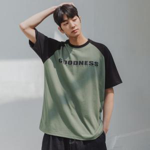 앨빈클로 GOODNESS 래글런 오버핏 반팔티 AST4762 (2 COLOR)