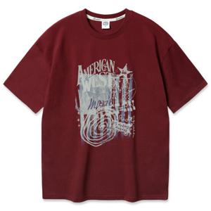 앨빈클로 아메리칸 웨스트 오버핏 반팔티 AST4782 (4 COLOR)