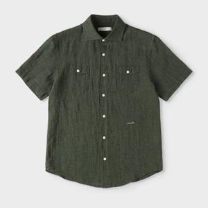 빠니깔레 포켓 디테일 리넨 셔츠 D-QCSH15