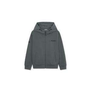 키즈 우븐 하이브리드 트레이닝 후드자켓 (D/GREY)