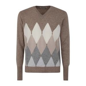 발란타인 브이넥 다이아몬드 스웨터 B2P001.12KA8 94355 BEIGE