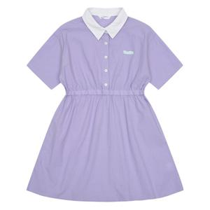 소이 여아 카라 배색 반팔 원피스 21M1856_VI