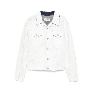 MM6 메종마르지엘라 데님 자켓 M30028 SH2AM0027 961 WHITE