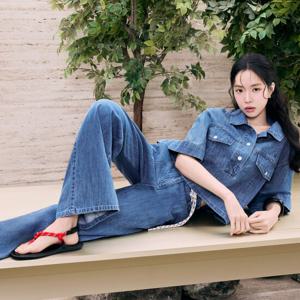 (JJ지고트) 백 밴딩 와이드 데님 팬츠 GR5A8SLJ81