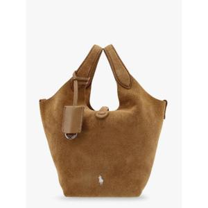 POLO RALPH LAUREN Suede bucket bag with logo 428972997