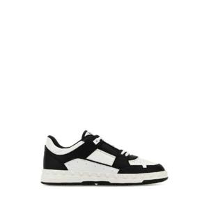 VALENTINO GARAVANI Two tone leather Freedots sneakers 7Y2S0H43RDG 0NI