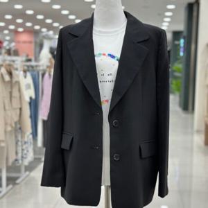 [숲]뒷판 사이드 트임 투버튼 자켓 /OA4JKQ2BK